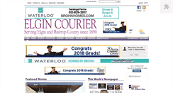 Desktop Screenshot of elgincourier.com